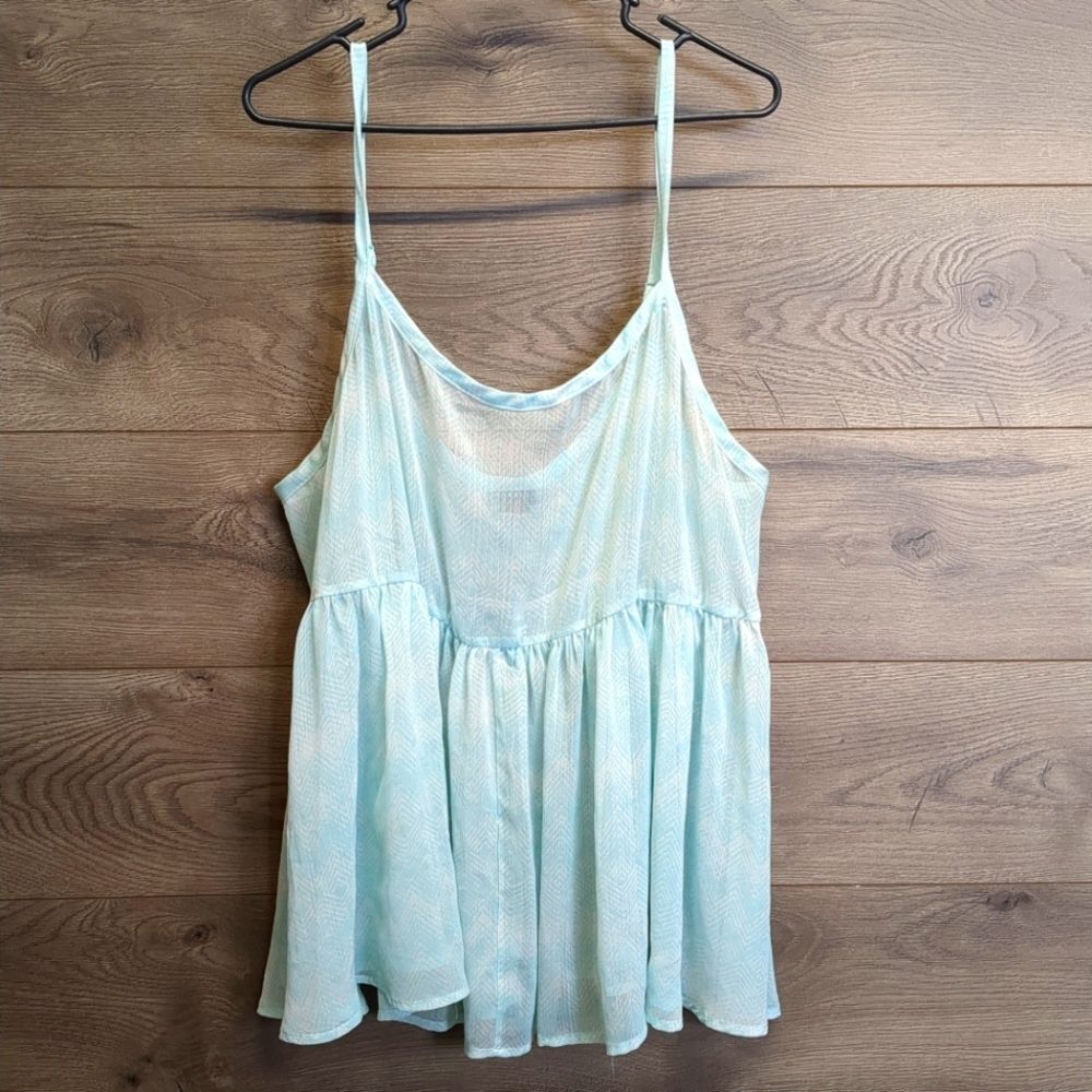 Torrid Sheer Babydoll Straply Tank Top Women's Size 3 22-24
